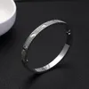 Brazalete Europa y Estados Unidos Acero titanio Estrellas Pulseras Destornillador Anillo eterno Amantes de las estrellas Pulsera Oro Plata Rosa 4448631