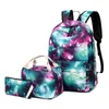 2021 New Arrival School Backpack Galaxy Teens Girls Kids School Bags Bookbag Bags for Teenage Girls Mochila Escolar X0529