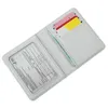 Sublimation Blank Card Holder Favor PU Leather White Wallet Double-sided DIY Business Card Covers RRF12169