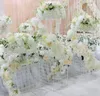 2022 Yeni Yapay Çiçek Topu 45 cm DIY Flowerhead Düğün Ipek Dekorasyon Duvar Hotel Shop Pencere Aksesuarları Her Türlü