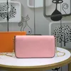 2021 Bolsas de Designer Mulheres Sacos de Moda Cartão de Ombro Titular Carteiras de Alta Qualidade Gradiente Gold Cadeia Crossbody Pacote com Bolsa Zippy Laranja