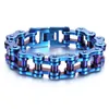 blue bike chain