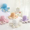 80cm Simulation Huge Octopus Pendant Plush Stuffed Toy Soft Animal Home Accessories Cute Doll Children Gifts