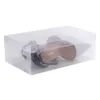 Organisateur de conteneur de boîte de rangement de chaussures de tiroir empilable anti-poussière transparent