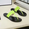 Men Beach slippers Summer fashion women flip flops 100% leather lady Slipper Metal Woman shoes Flat Ladies slides Large size 35-45235V