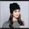 Beanie / Skull Caps Mössor, Scarves Handskar AessoriesFashion Lady Stickad Woolen Femal Cap Kvinna Huvud Varm Knitting Mössor för Fashion Wool Hat W