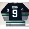 Custom 009 Youth women Vintage #9 TYLER SEGUIN PLYMOUTH WHALERS Vintage Hockey Jersey Size S-5XL