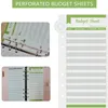 Gift Wrap 60 Pcs A6 Expense Tracker Budget Paper With Subscription Hole Fit Cash Envelopes For Budgeting Wallet Planner