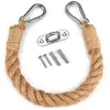 Toilet Paper Holders 60cm Woven Hanging Rope Roll Holder Punch Free For Bathroom Decoration