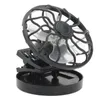 Clip On Cap Mini Solar Fan Summer Traveling Sun Energy Power Cooling Fans