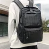 Backpack Backpacks For Men 2021 Business 15 Laptop Shoulder Brand PU Leather Knitting Notebook Bagpack Male Schoolbag Rucksa258Q