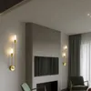 Nowoczesna lampa ścienna LED Złota Wnętrze Dekorunka komoda nordycka salon Kitchen Sala sypialnia łazienka dekoracyjna lampa lustro reflektora