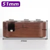 Filtr Walnut Holder Sabotażowy Espresso Mat Stand Ekspres do kawy Wsparcie Bazowy Rack Kopiowy Akcesoria do Barista