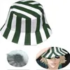 Anime Bleach Urahara Kisuke Cosplay Cap Dome Grön och Vit Striped Summer Cool Watermelon Hat