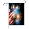 Independence Day Party Flags e Banners Giardini Bandiera Bandiera Equipaggiamento Commemorato Giardino Casa Giardino esterno Wall Hanging Decoration Banner