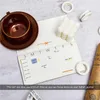 New8pcs / set kalender tvättband dekorativa mönstrade maskering klistermärke för konst hantverk tidning planerare brevpapper fest favor rrb12901