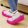 Multifunction Floor Dust Cleaning Mop Slippers Cloths Lazy Mopping Shoes Home Cleaning Micro Fiber Feet Shoe Covers Washable Reusable JY0988