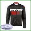 Maglia da ciclismo Pro Team SCOTT Maglia da ciclismo invernale da uomo in pile termico manica lunga da mountain bike Top da bicicletta da strada Abbigliamento da corsa più caldo Abbigliamento sportivo da esterno Y21050642