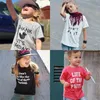 Garçons T-shirt Vêtements pour enfants Coton Dessin animé Mode Enfants Filles T-shirt Vêtements d'été Bébé Manches courtes T-shirt 2-8 ans 210413