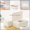Boxes Napkins Table Decoration Aessories Kitchen, Dining Bar & Gardendry Wet Paper Case Care Baby Napkin Storage Box Home Tissue Wipes Dispe