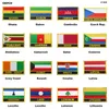 Национальный флаг вышивка Patch Badge Турция Нидерланды Кирибати Джибути Кыргызстан Гвинея Гвинея-Бисау Канада