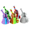 Cachimbo de água monstro borbulhador de silicone para fumar cachimbos de cachimbo de água bongs de vidro dab rigs cachimbos de água de um olho preço favorável para produtos de alta qualidade