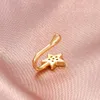 S02553 Piercing Jewelry For Women Copper Zircon Fake Nose Ring Nail Exaggerated Simple U-shaped Non-perforated Nose Clip