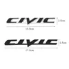 Honda Civic Car Rear Tail Trunk Rette Stickers Decals Auto Accessories Car Styling 5811430用の車3Dメタルエンブレムバッジステッカーステッカー