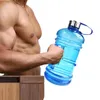 Bottiglie d'acqua 2.2L Grande capacità Sport all'aria aperta Palestra Mezzo gallone Allenamento fitness Campeggio Corsa Allenamento