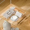 Transparent Desk Drawer Organizers Acrylic Storage Box Jewelry Cosmetic Makeup Organizer Closet Organizer For Small Things WLL1289