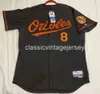 Männer Frauen Kinder CAL RIPKEN JR JERSEY COOL BASE Stickerei Neue Baseball-Trikots