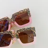 2021 boys girls square Sunglasses fashion kids leopard print UV400 sun Glasses children color matching outdoor goggles S1301