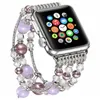 Bling Diamond watchBand Smart Straps per cinturini per orologi Apple 41mm 45mm 42mm 40mm 38mm 44mm cinturino in acciaio inossidabile cinturino da polso da donna per iwatch 7 6 5 4 3 2 1 cinturini