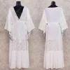 Cotton Beach Cover Up Kaftan Sarong Купальники Купальник Кружева S Pareo Купальник Женский Плавательный Носить Туника # Q632 210420