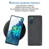 Kurşun geçirmez Hakiki Gerçek Aramid Karbon Fiber Kapak Samsung Galaxy Z Fold3 / Z için Ince Kılıfları Flip3 5g