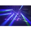 2 pieces led triangle 3 heads and barrel 3x10w RGBW 4 in1 mini led moving head beam scanner stage light