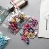 20 pacotes de alta qualidade elástica bandas de nylon para meninas faixa de borracha colorida crianças acessórios de cabelo de cabelo
