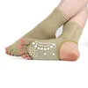 Sports Socks Women Yoga Anti Slip Dance Pilates Grip For Fitness Breathable Ballet Ladies Gym Half Open Toe Five Fingers Sock8355650