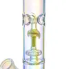 11.6 inch glazen bong rechte handgemaakte waterpijp roken accessoires (gloeiend)