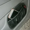 Organizador de coche, bolsa de almacenamiento de cuero multifunción, organizador trasero de asiento de coche, soporte de teléfono con estilo, bolsillo para accesorios interiores