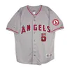 Couture personnalisée Albert Pujols Los Angeles Grey Road Jersey w / Patch Hommes Femmes Youth Baseball Jersey XS-6XL