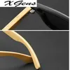 Modieuze houten zonnebrillen voor mannen vrouwen bamboe houten vintage vierkante ritten zonnebrillen luxe merkontwerper zwarte bril eyewear7667231