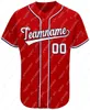Custom Baseball Jersey Personliga Tryckta Hand Stitched Washington Baseball Jerseys Men Kvinnor Ungdom