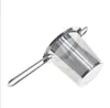 Teapot tea strainer with cap stainless steel loose leaf infuser basket filter big lid RRD11338