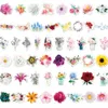 100Pcs Flowers Butterfly Stickers For Skateboard Laptop Luggage Bicycle Guitar Helmet Water Bottle Decals Kids Gifts