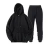 Sweats à capuche pour hommes Sweats 2022 Survêtement Hommes Marque Homme Solide Sweat À Capuche Pantalon Ensemble Hommes Sweat À Capuche Survêtement Casual Sportswear S-3XL