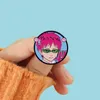 Pins, Broches Saiki Kusuo Esmalte Pin Japonês Supernatural Anime Manga Broche Desenhos Animados Qi Mu Kusao's Desastre Crachá