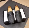 Designer- Mocassini da uomo Abito da gentiluomo Casual britannico in pelle di mucca Slip On Scarpe da sposa Taglia 38-46