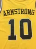 #10 B.J. Armstrong Iowa Hawkeyes College Basketball Jersey Retro 후퇴 사용자 정의 크기 번호 및 플레이어 이름