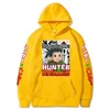 Hunter X Hunter Hoodie Winter Bluzy Kurapika Gon FreeCss Manga Bawełniane Bluzy Pulowers Topy Mężczyźni Ubrania Y211118